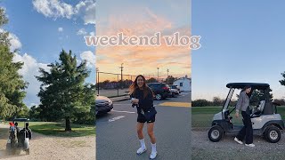 taco night, golfing in dc, union market, fall baking 🍂 | weekend vlog