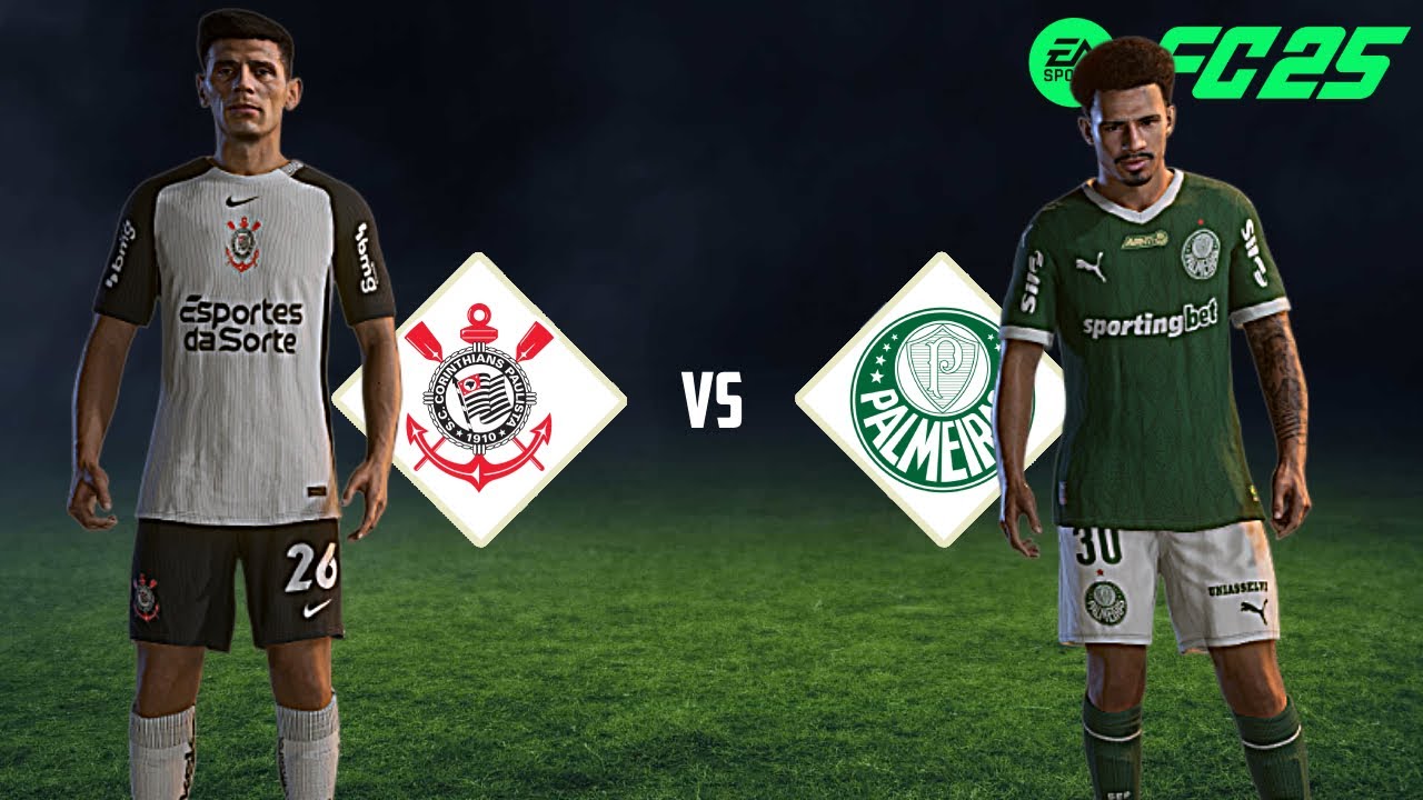 FIFA 25 - Corinthians vs Palmeiras | Gameplay PS5  [4K 60FPS] Brasileirão 2025