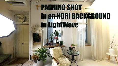 Panning Shot with an HDRI Image in LightWave 3D