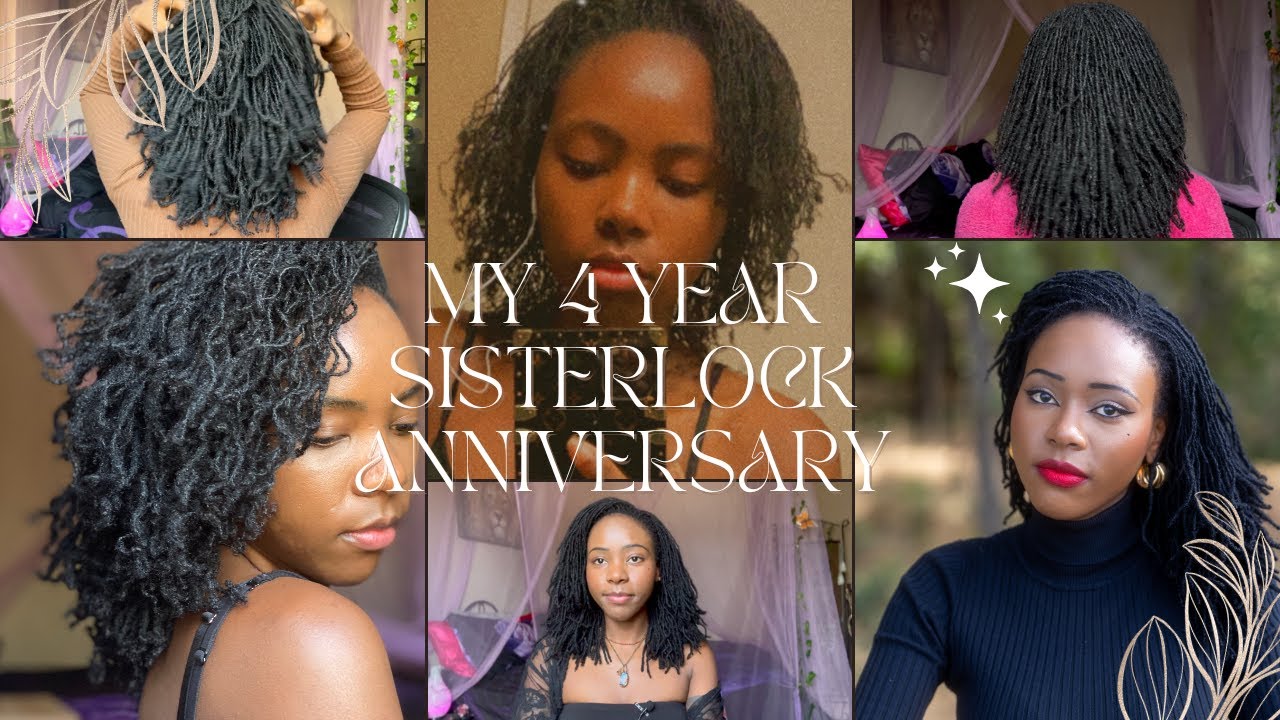 MY 4 YEAR SISTERLOCK ANNIVERSARY| HAIR JOURNEY W/ PIC