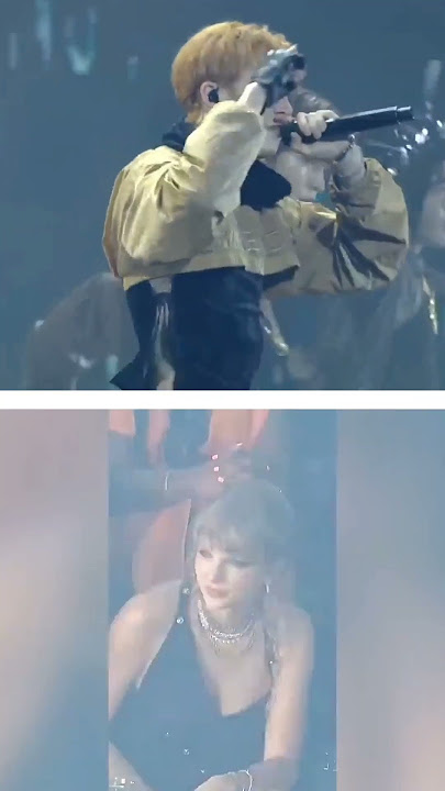 Taylor Swift's reaction to Stray Kids 'S-Class' (tw: flashing lights)