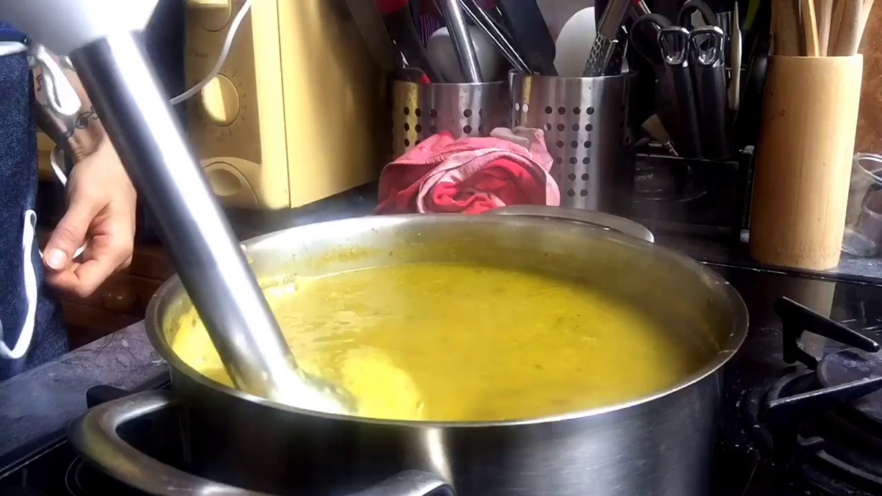 Blending soup