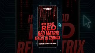 Termux pro hack: custom red Matrix setup!🔴#Termux #Coding #Linux #Programming #MatrixRain #Cyberpunk