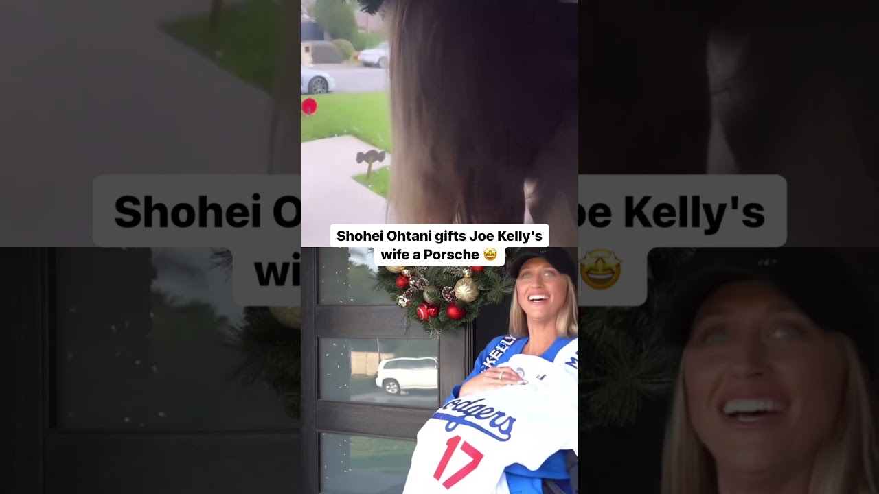 Shohei Ohtani gives Porsche to Joe Kelly's wife for No. 17 with ...