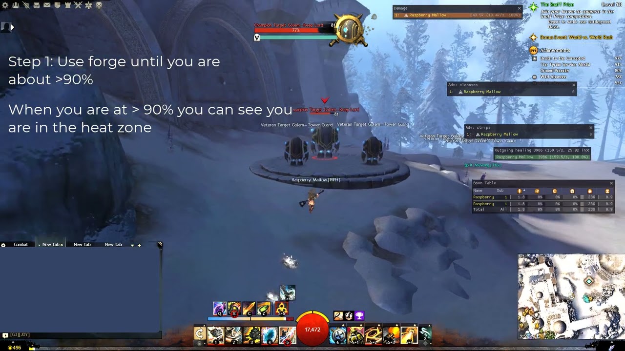 DPS Holosmith WvW Zerg on Engage Tutorial