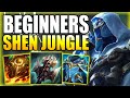 This is how shen jungle can carry solo q games for beginners  gameplay guide league of legends