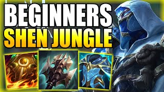 THIS IS HOW SHEN JUNGLE CAN CARRY SOLO Q GAMES FOR BEGINNERS!  Gameplay Guide League of Legends