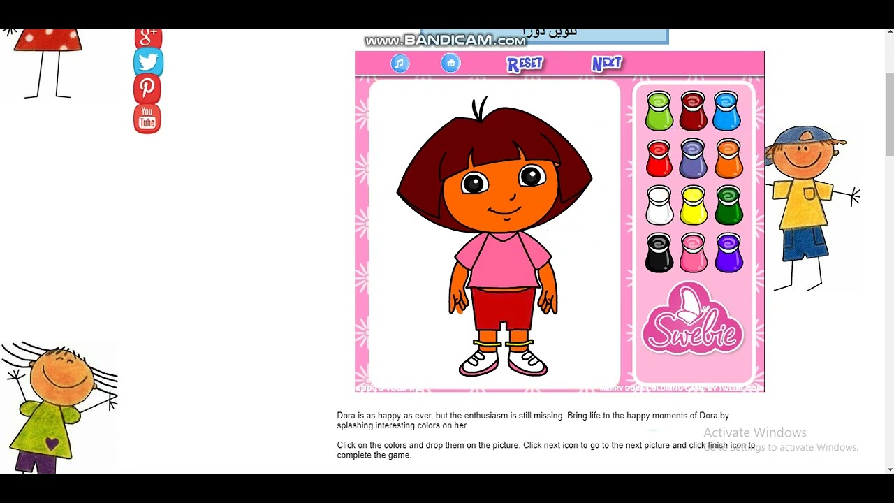 Merry Dora Coloring - YouTube