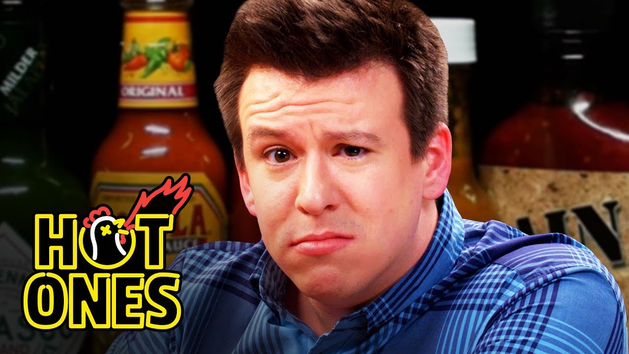 Philip DeFranco Sets a YouTube Record While Eating Spicy Wings | Hot Ones | First We Feast