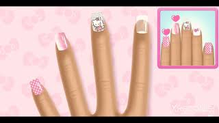 Hello Kitty nails🐈🐈😽😽 salon#nails #salon#kitty screenshot 2