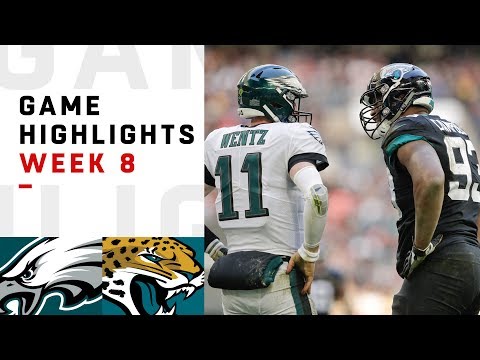 Eagles vs. Jaguars Week 8 Highlights | NFL 2018