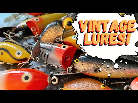 Legendary haul of VINTAGE LURES from Retro Bassin' Buds! 