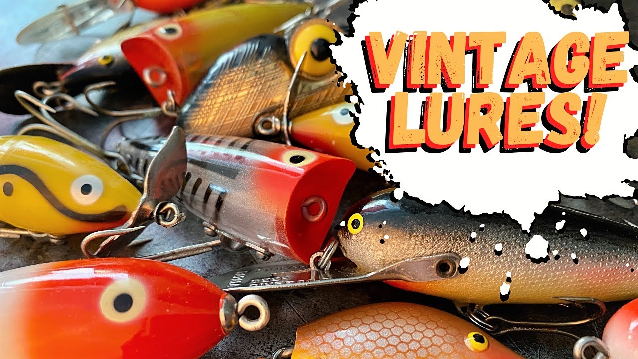 Legendary haul of VINTAGE LURES from Retro Bassin' Buds