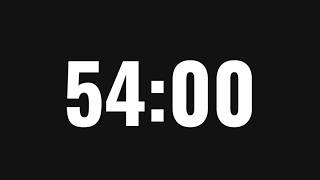 54 MINUTE COUNTDOWN TIMER | 3240 SECOND TIMER ✨