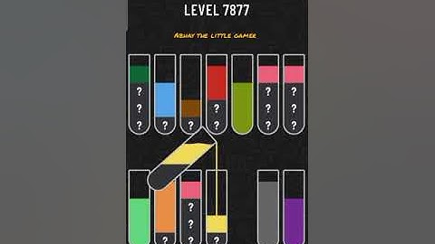 Water sort puzzle level 7877