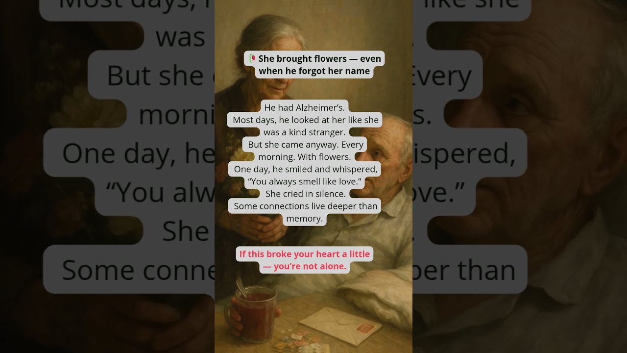  She Brought Flowers Even When He Forgot Her Name
