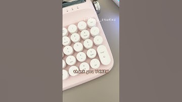 YUNZII x ACTTO typewriter keyboard review! #mechanicalkeyboard #yunzii #yunziikeyboard