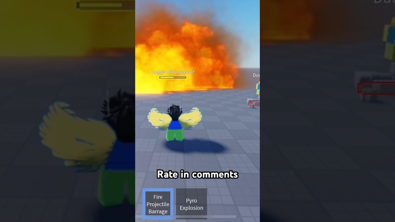 [ULTRA REALISTIC] Fire Projectile Barrage - Roblox Studio 