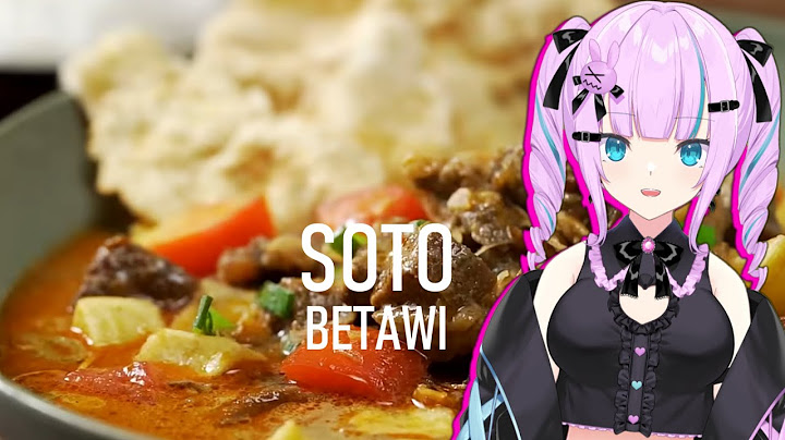 What is Soto Betawi?? Japanese VTuber first try to cook at home!【Live Cooking】