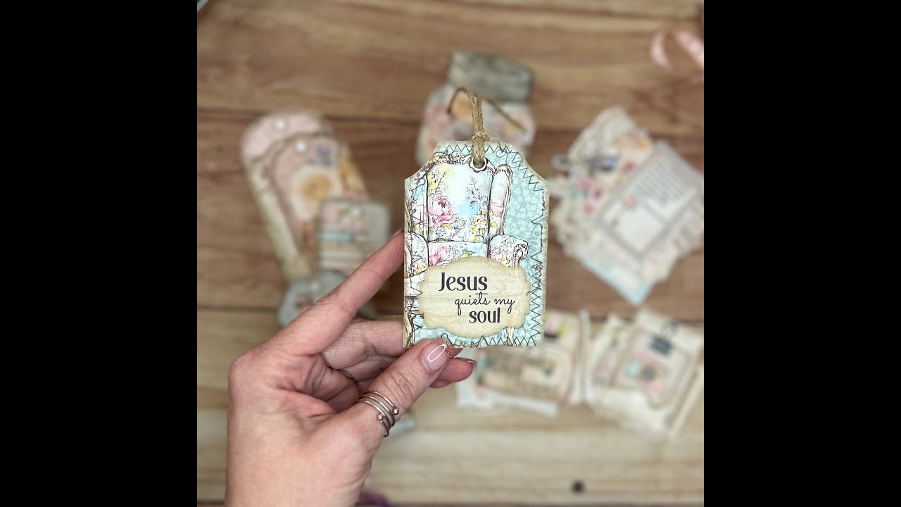 🌿 Shabby Spring Blessings | Scripture Snippets Printable Ephemera 🕊️✂️