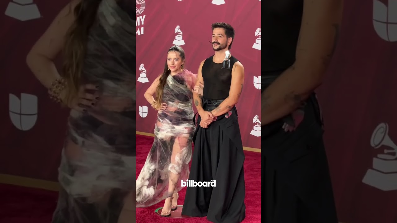 😍 Camilo y Evaluna en la Alfombra Roja de 