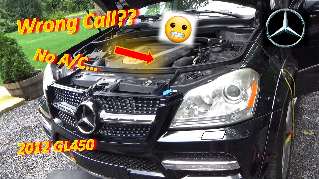 Did I MIS-DIAGNOSE This Mercedes?? (GL450 no A/C) - YouTube