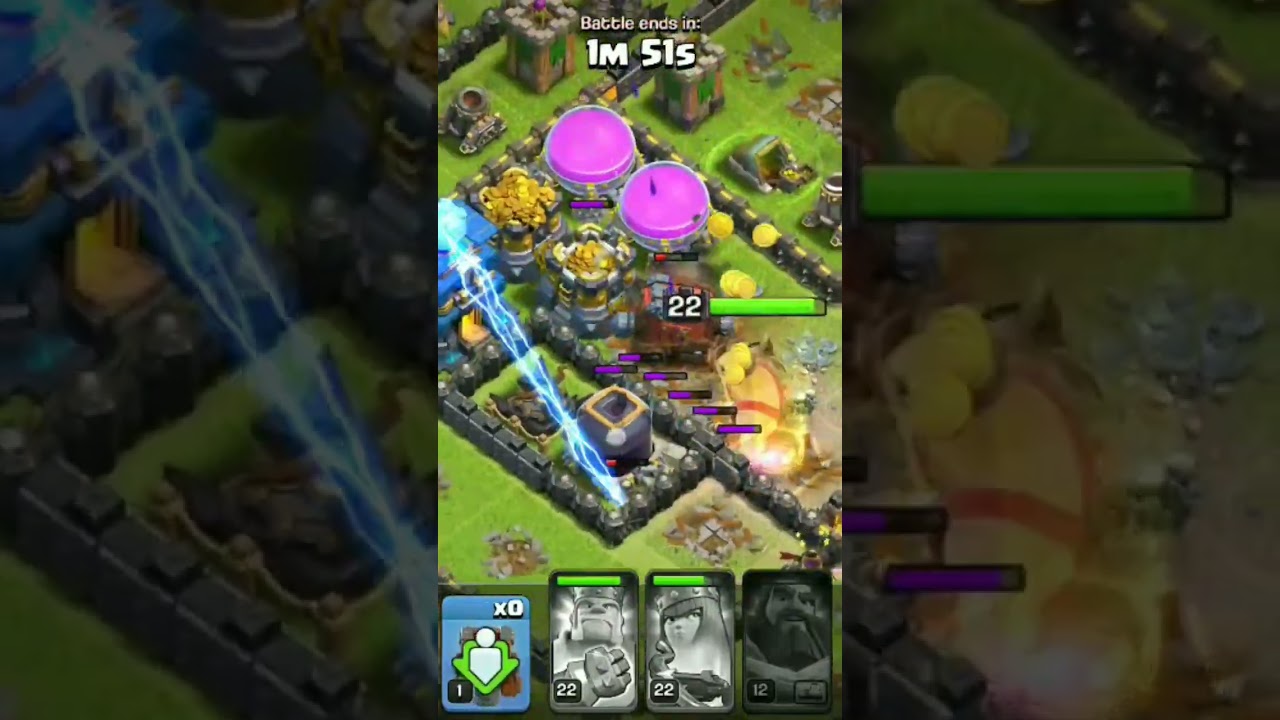 COC gameplay with 1 star ⭐🥺😥😞