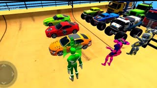 ⚡🚗 Mega Ramp Car Stunt Challenge | Superhero Mode Racing Madness (Part 2) | Epic Finish screenshot 4