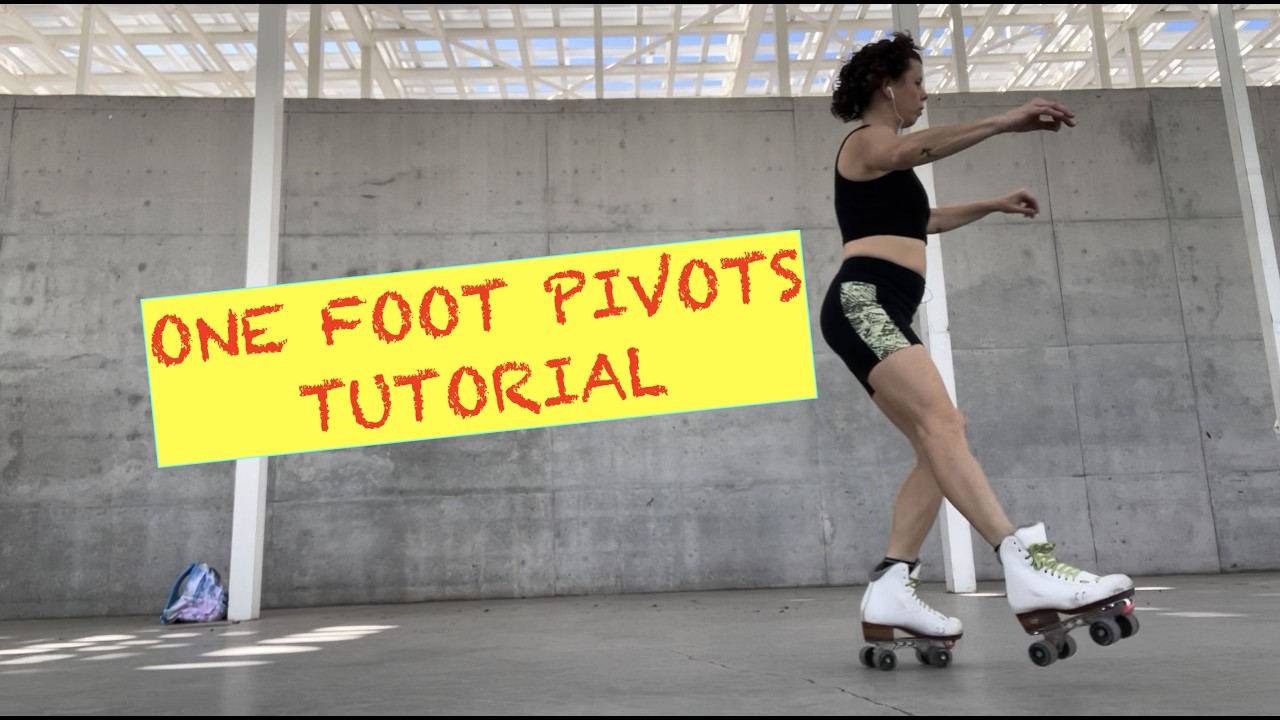 Повороты на одной ноге (внутри и снаружи) — обучающее видео по катанию на роликовых коньках.