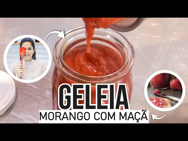 GELEIA DE MORANGO E MAÇÃ - Quitutes da Andréa