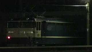 高崎線　EF65-501ホキ工臨　岡部駅到着～入換