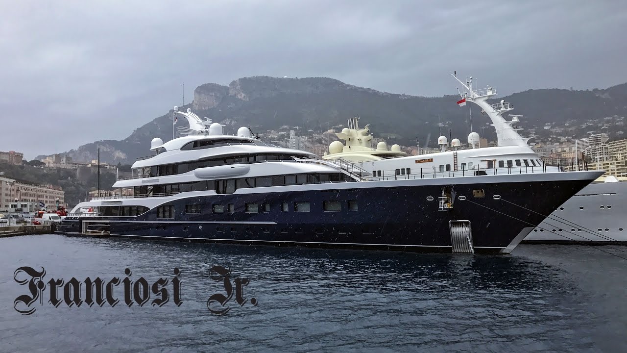 Bernard Arnault's luxury yacht Symphony moored in the gulf of St