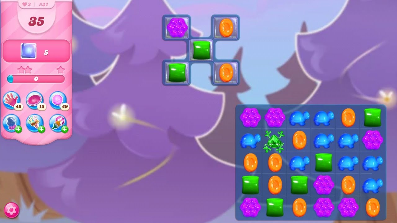 Candy Crush Saga level 531 - YouTube