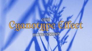 Easy Cyanotype Print Effect in Adobe Photoshop