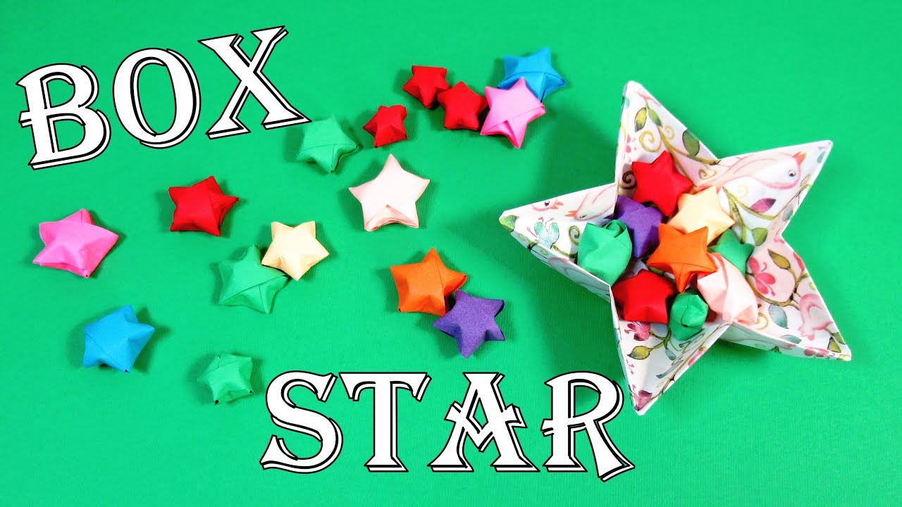 DIY Origami Star Box DIY Paper Star Box for Beginners