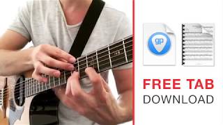 FREE TAB DOWNLOAD: Two-Handed Tapping Riff Idea