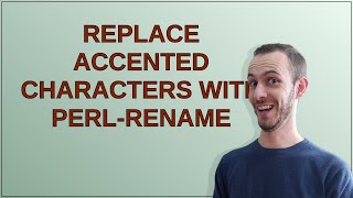 Unix: Replace accented characters with perl-rename