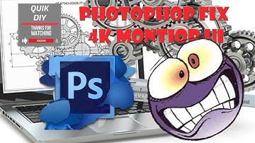 FIX Adobe Photoshop or any Adobe UI scaling problem on high DPI displays HD, 1080p, 4K
