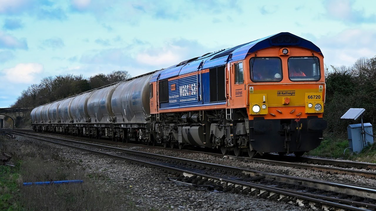 GB Railfreight, GBRf, Class 66, 66720 'Wascosa' #class66 #gbrf #freight ...