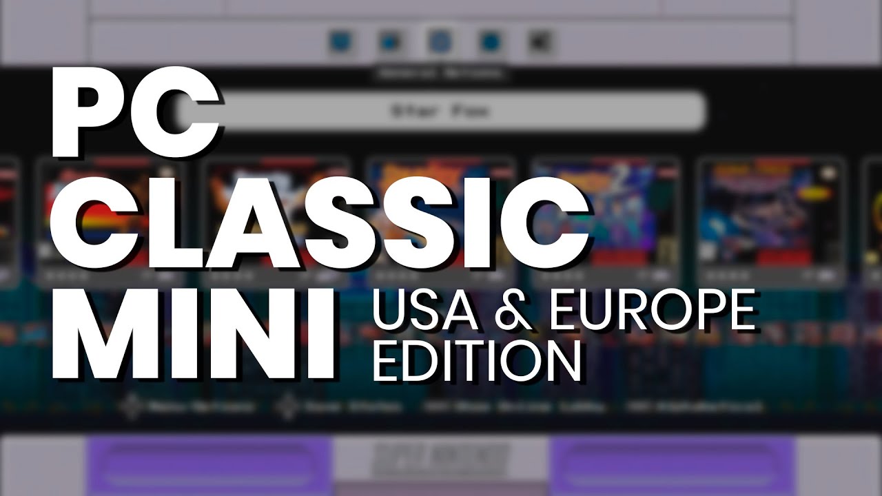 PC ClassicMini SNES Edition [Improvements update!] 👀⭐ - YouTube