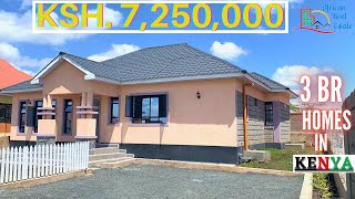 Touring 3BR Homes in Yukos Kitengela - Among The Cheapest Large Bungalows in Kenya-  @ $72,500