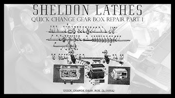 Removal and Dissasembly QCGB Sheldon Lathe Part 1 of 3