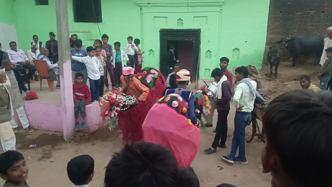 टार्जन भाई बुंदेली क्रिएटर||भाई की शादी में दिल दिल घोड़ी का किया धमाल||gaon इंगुआ मऊ#टार्जन #2मुखी 