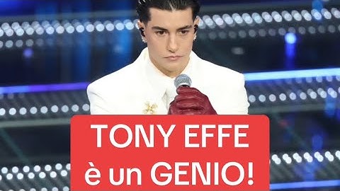 Ecco perché Tony Effe è un GENIO!