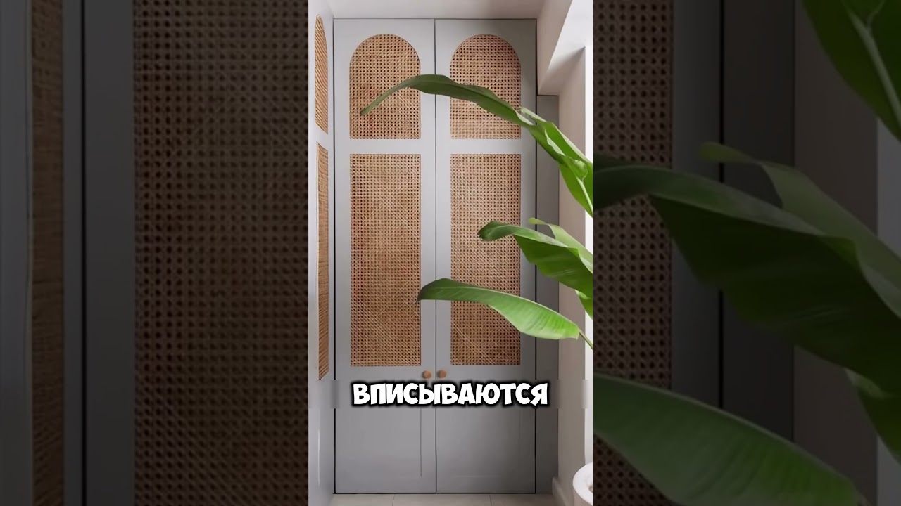 Ротанговые дверцы — простая деталь, а интерьер оживает ✨
