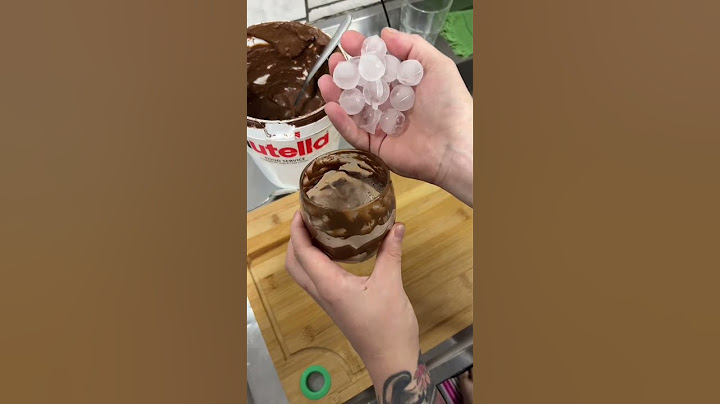 CAFE GELADO COM NUTELLA , FAZEM ❤️❤️