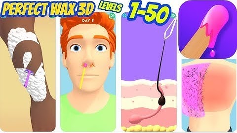 Perfect Wax 3D Game All levels 1-50 Gameplay Walkthrough (iOS-Android)