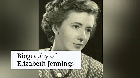 Biography of Elizabeth Jennings