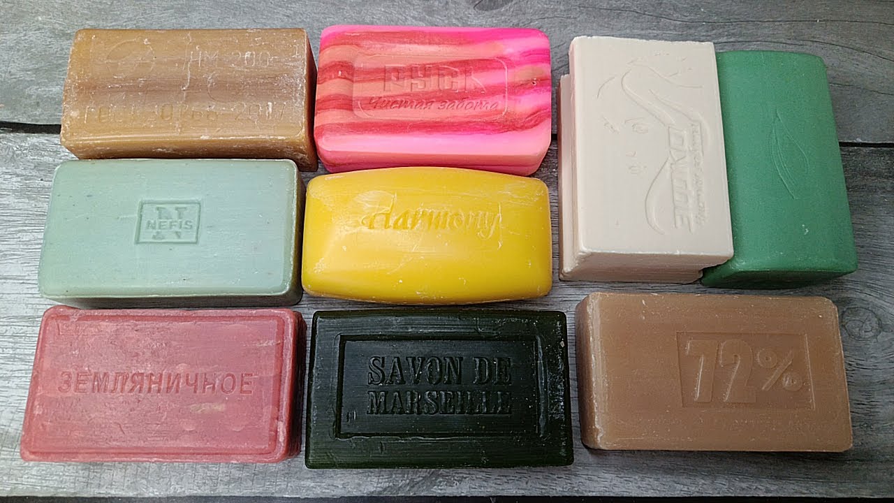 Soap Cutting🧼ASMR🔪Резка сухого мыла 196