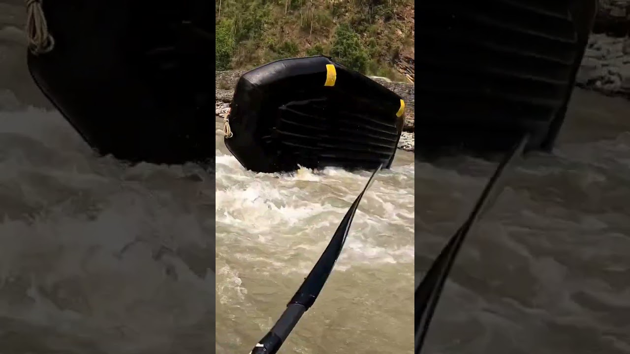 "Tiny surfing hole"! | easy flip raft 🙄 OMG!!